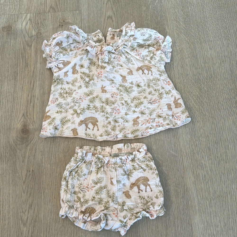 Elegant Baby Organics bloomer set